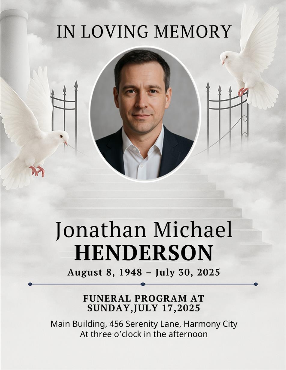 Heaven's Gate Memorial Template