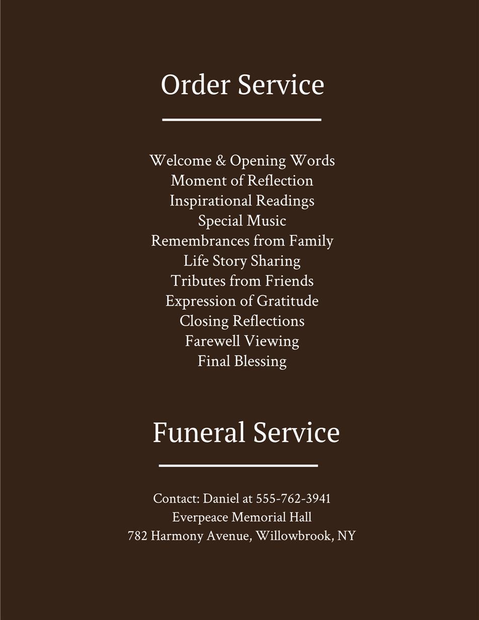 Loving Memory Elegant Template